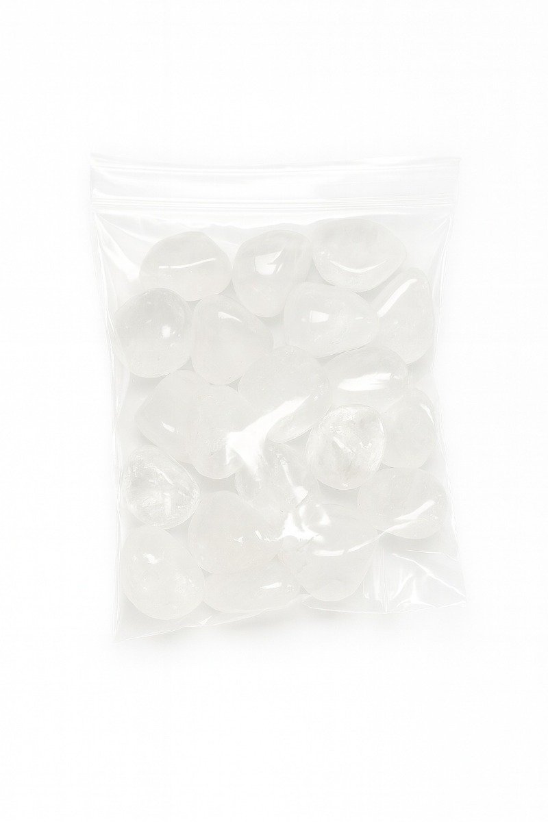 Bergkristall poliert – 250 Gramm (15–25 mm, A-Qualität)