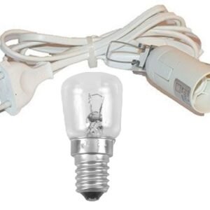 E14-Fassung+Kabel+Lämpchen (u.a. für Salzlampe) - Inkl. Ein-/Ausschalter