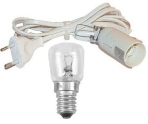 E14-Fassung+Kabel+LED-Lämpchen - Energiesparend - Extra lange Lebensdauer (u.a. für Salzlampe)