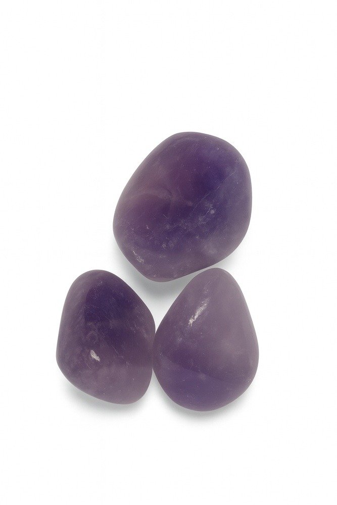 Amethyst poliert A-Qualität, 3 Stück | 2-3 cm |