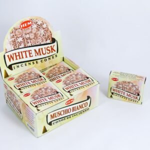 HEM Räucherkegel / Cones -  Kopal / Copal - Vorteilsbox (12 Päckchen / 120 Kegel)