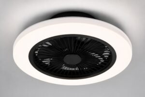 Calex Smart Deckenleuchte mit Ventilator Ø50 cm – Intelligenter LED-Deckenventilator mit Fernbedienung