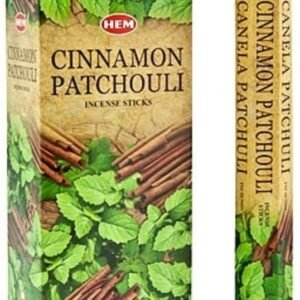 HEM Räucherstäbchen - Cinnamon Patchouli - Sparpackung / Vorteilsbox (6 Packungen / 120 Stäbchen)