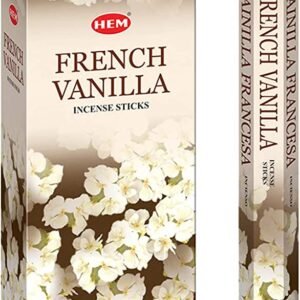 HEM Räucherstäbchen - French Vanilla - Vorteilsbox (6 Packungen / 120 Stäbchen)