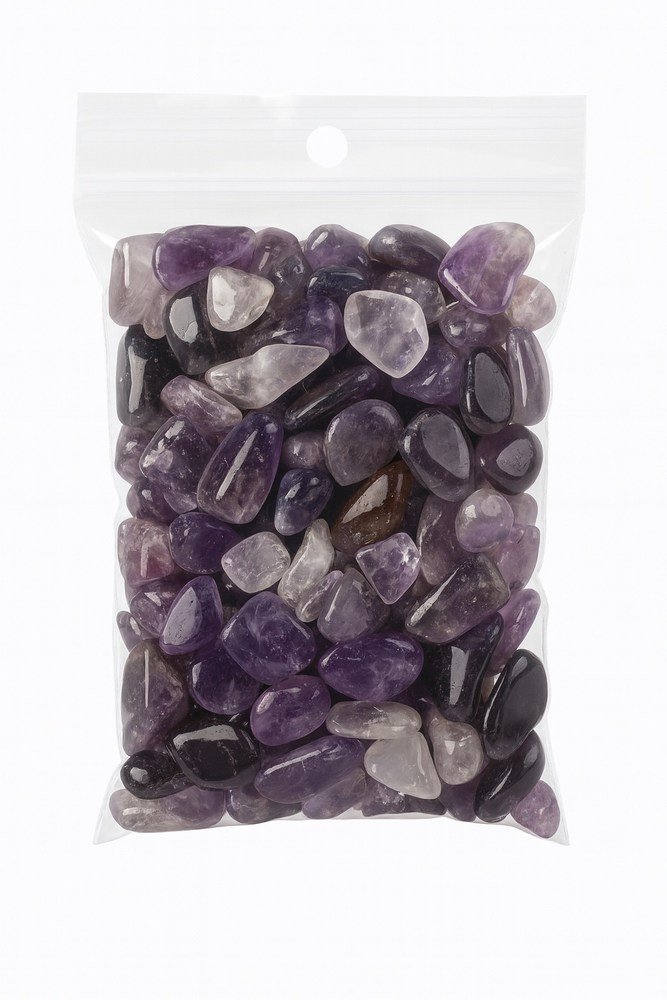 Amethyst-Cluster poliert – 100 Gramm – 8-12 mm – Edelsteine Meditation – Bild 2