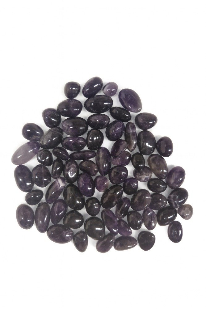 Amethyst getrommelt – 500 Gramm (1–3 cm, AA-Qualität)