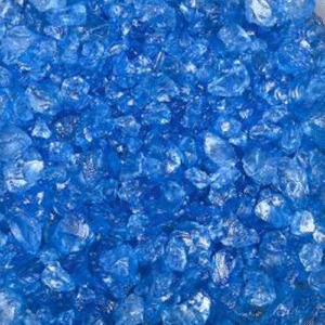 Dekorative Farbige Glassteine / Farbiges Glas - Dunkelblau - 4-10mm - 1kg