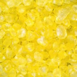 Dekorative Farbige Glassteine / Farbiges Glas - Gelb - 4-10mm - 1kg