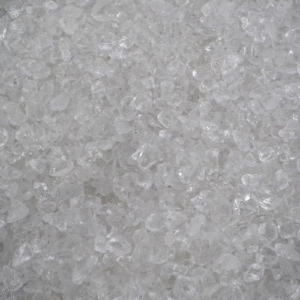 Dekorative Farbige Glassteine / Farbiges Glas - Natur / Weiß / Transparent - 4-10mm - 1kg