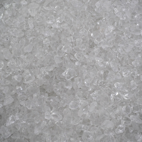 Dekorative Farbige Glassteine / Farbiges Glas - Natur / Weiß / Transparent - 4-10mm - 1kg