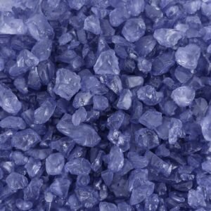 Dekorative Farbige Glassteine / Farbiges Glas - Violett / Lila - 4-10mm - 1kg