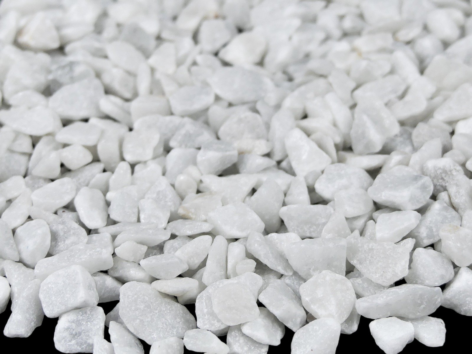 Deko-Steine 9-13mm - WIT - Bodenabdeckung für Blumentöpfe und Pflanzkübel - 1KG – Bild 3