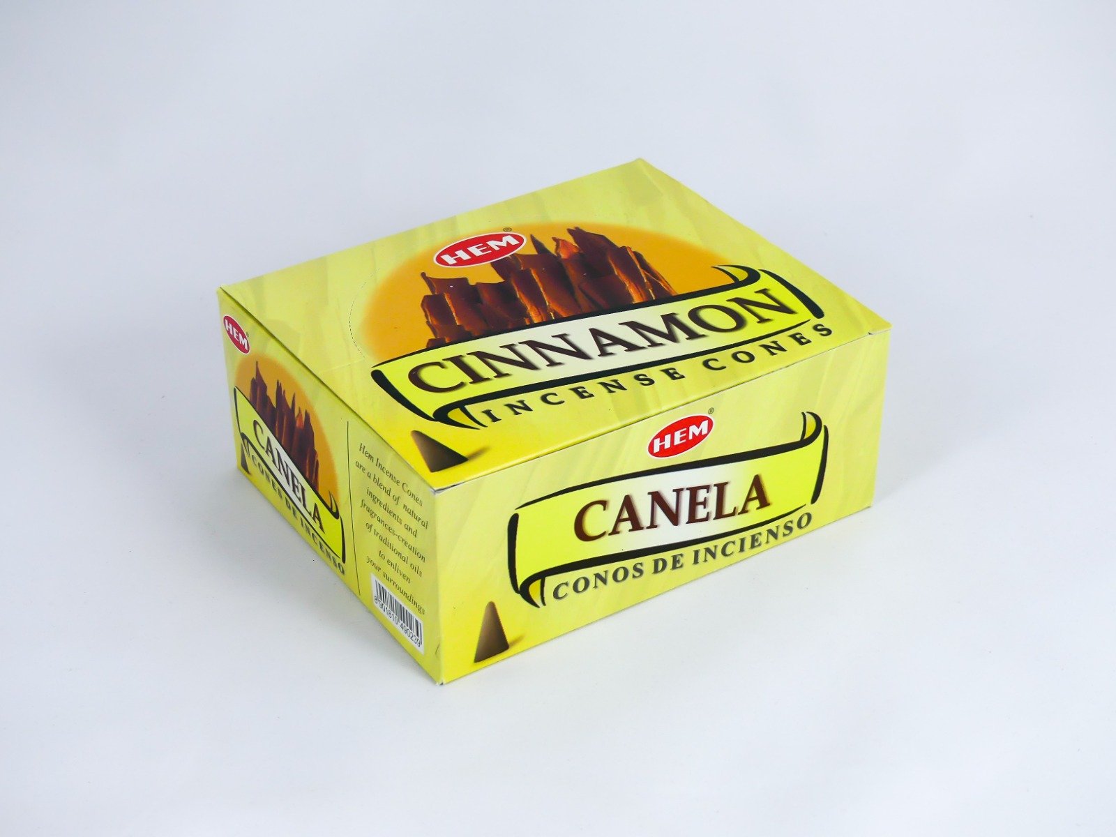 HEM Räucherkegel / Cones - Zimt / Cinnamon - Vorteilsbox (12 Päckchen / 120 Kegel) – Bild 2