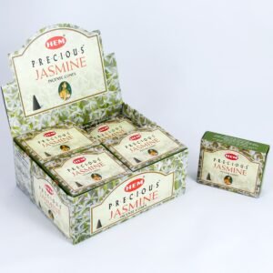 HEM Räucherkegel / Cones - Jasmin / Jasmine (Precious) - Vorteilsbox (12 Päckchen / 120 Kegel)