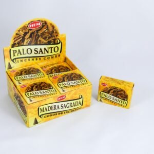 HEM Räucherkegel / Cones - Palo Santo - Vorteilsbox (12 Päckchen / 120 Kegel)