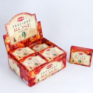 HEM Räucherkegel / Cones - Rose / Rose (Precious) - Vorteilsbox (12 Päckchen / 120 Kegel)