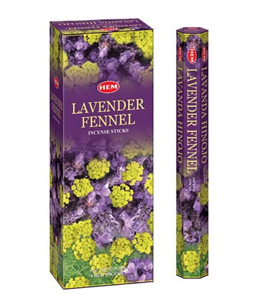 HEM Räucherstäbchen - Lavender Fennel - Vorteilsbox (6 Packungen / 120 Stäbchen)