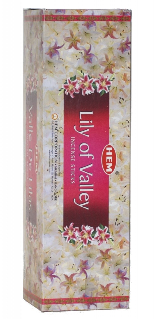 HEM Räucherstäbchen - Lily of the Valley - Vorteilsbox (6 Packungen / 120 Stäbchen)