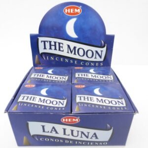 HEM Moon Räucherkegel / Cones - Vorteilsbox (12 Packungen / 120 Kegel)