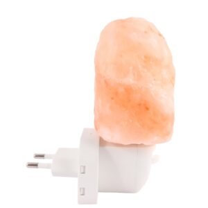 Salzlampe FELS - Nachtlicht mit Ein-/Ausschalter und LED-Lämpchen - Kinderzimmer - Flur - Schlafzimmer - Himalayasalz - Energiesparend!