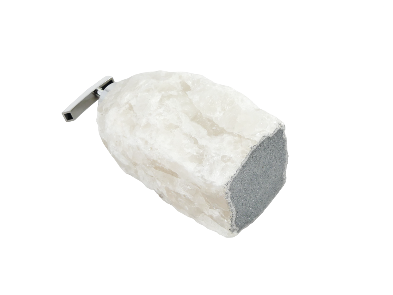 Bergkristall Seifenspender - Nachfüllbar - ca. 1,6kg – Bild 4