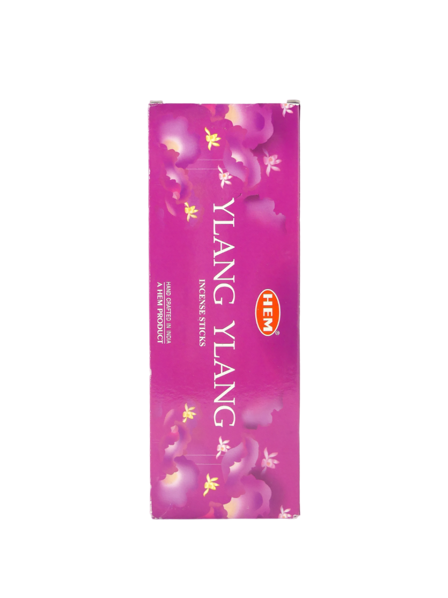 HEM Räucherstäbchen - Ylang Ylang - Vorteilspackung / Sparbox (6 Packungen / 120 Stäbchen)