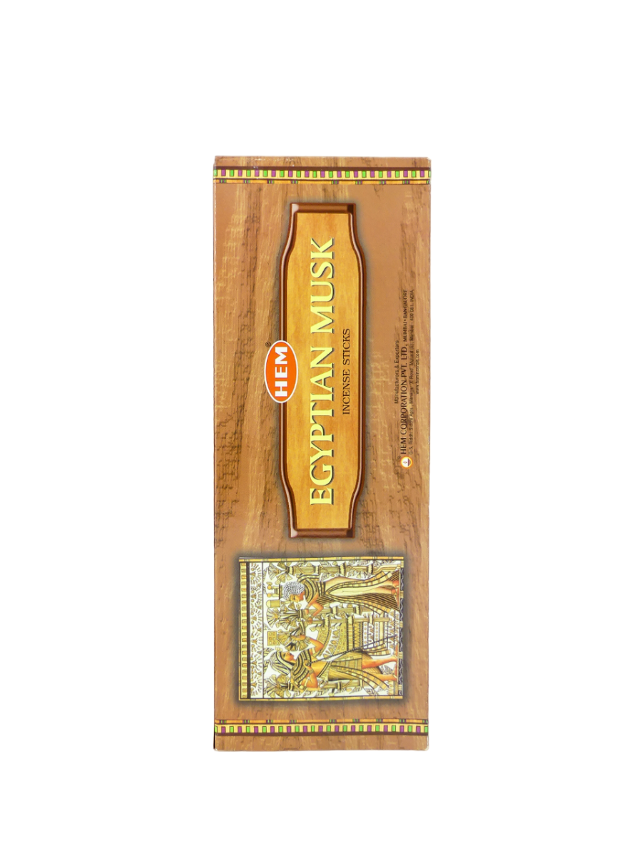 HEM Räucherstäbchen - Egyptian Musk - Vorteilsbox (6 Packungen / 120 Stäbchen)