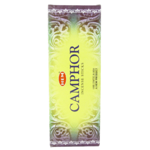 HEM Räucherstäbchen - Camphor - Sparpackung / Vorteilsbox (6 Packungen / 120 Stäbchen)