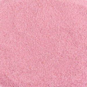 Farbiger Sand 0,1-0,5mm - ROSA - Kunst-/Hobby-/Kreative Bodenabdeckung für Blumentöpfe und Pflanzkübel - 1KG