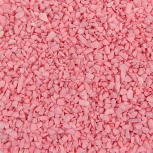 Aquariumsteinchen 1KG 4-6mm - Farbiges Granulat - ROSA - Bodengrund-Kies mit rosa Farbe für Fischaquarien