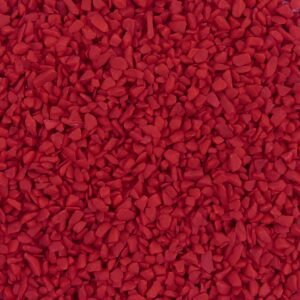 Gefärbte Steinchen 4-6mm - Granulat - ROT - Bodenabdeckung für Blumentöpfe und Pflanzkübel - 1KG