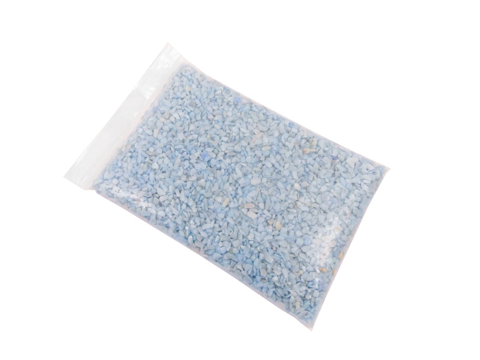 Gefärbte Steinchen 4-6mm - Granulat - HELLBLAU - Bodenabdeckung für Blumentöpfe und Pflanzkübel - 1KG – Bild 2