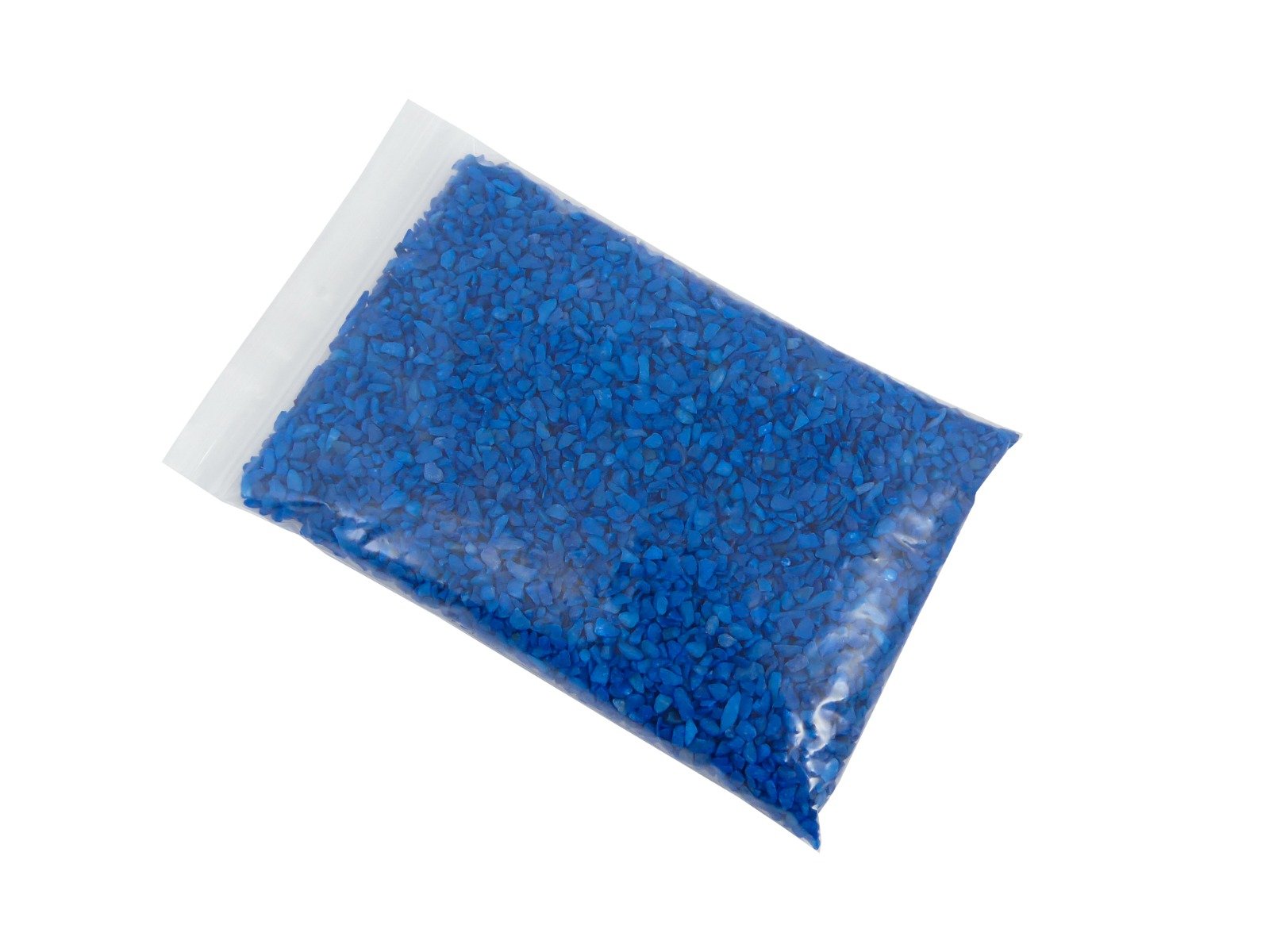 Aquariumsteinchen 1KG 4-6mm - Farbiges Granulat - DUNKELBLAU - Bodengrund-Kies mit blauer Farbe für Fischaquarien – Bild 2