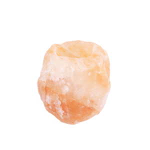 Windlichthalter / Teelichthalter Salzstein Himalaya - Mittel 0,6-1kg - ca. 9x9x8cm