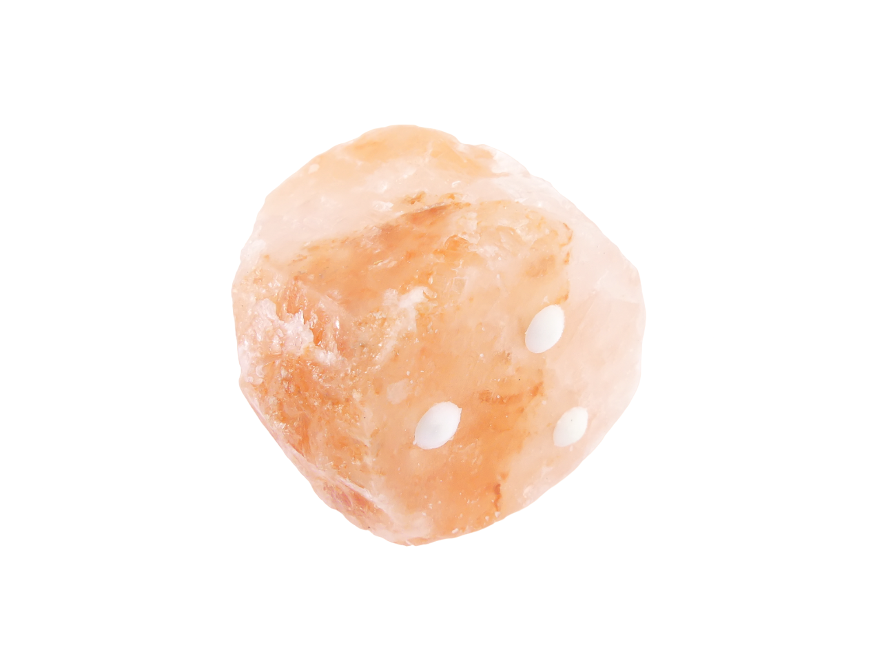 Windlichthalter / Teelichthalter Salzstein Himalaya - Mittel 0,6-1kg - ca. 9x9x8cm – Bild 4