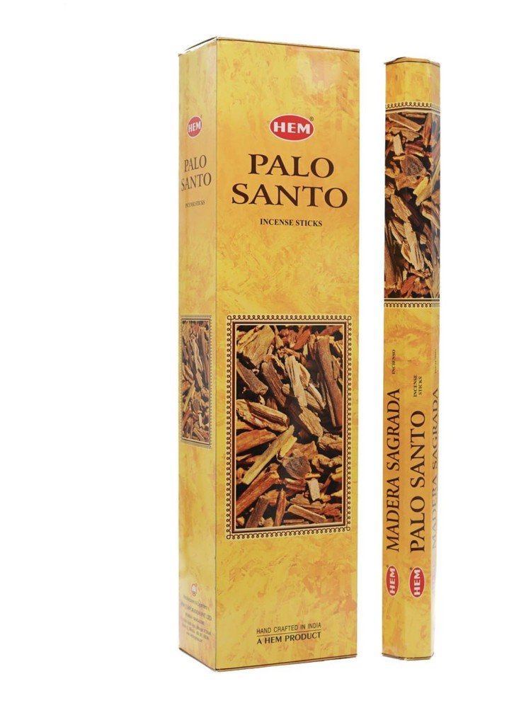 HEM Gartenräucherstäbchen XL Palo Santo | 60 Stäbchen „Heiliges Holz“ für draußen