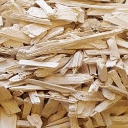 Farbige Holzschnitzel Klein / Deko-Chips 10-20mm - WEISS - Bodenabdeckung für Blumentöpfe und Pflanzkübel - Beutel 5 l