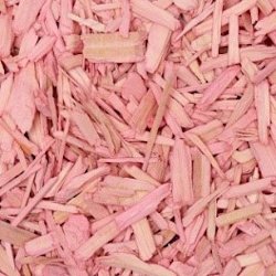Farbige Holzschnitzel Klein / Deko-Chips 10-20mm -  HELLROSA - Bodenabdeckung für Blumentöpfe und Pflanzkübel - Beutel 5 l