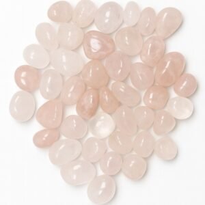 Rosenquarz Getrommelt – 500 g (15–25 mm, A-Qualität)