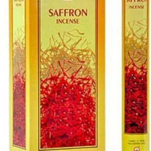 HEM Räucherstäbchen - Saffron - Vorteilspackung / Sparbox (6 Packungen / 120 Stäbchen)