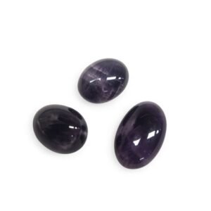 Set aus 3 getrommelten Amethyststeinen – 1–3 cm (AA-Qualität)