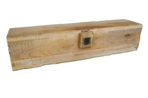 Teedose Holz Langform 12 Fächer 45x10x10 cm – Vintage Teekiste Organizer für Teebeutel – Dutch Mood