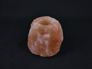 Windlichthalter / Teelichthalter Salzstein Himalaya - Groß 1-1,5kg 10x8cm