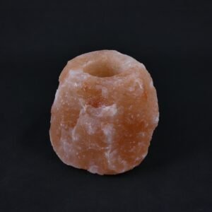 Windlichthalter / Teelichthalter Salzstein Himalaya - Groß 1-1,5kg 10x8cm