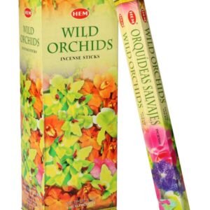 HEM Räucherstäbchen - Wild Orchids - Vorteilspackung / Sparbox (6 Packungen / 120 Stäbchen)