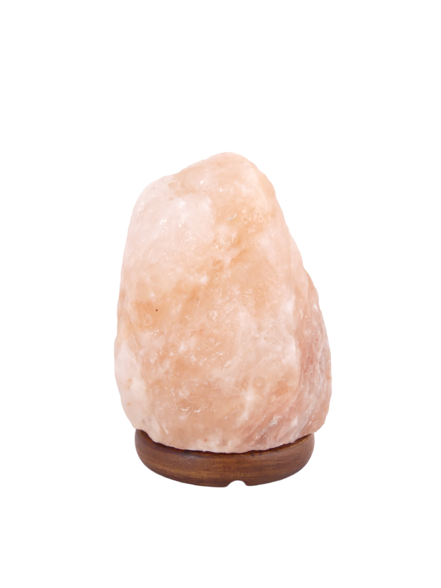 Salzlampe 4 bis 6kg - Halit-Salzstein aus dem Himalaya-Gebirge - ca. 24x14cm