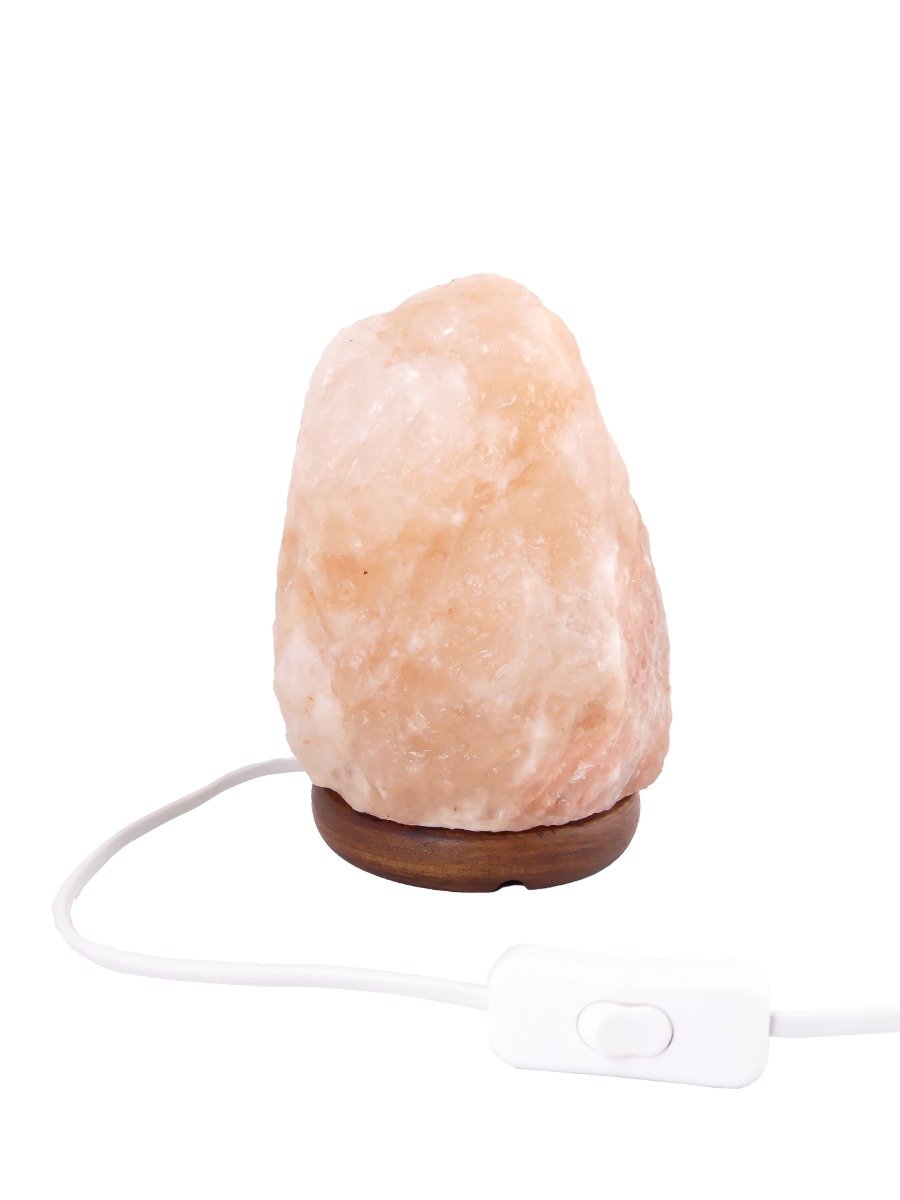 Salzlampe 2 bis 4 kg - Halit-Salzstein aus dem Himalaya-Gebirge - ca. 22x12cm