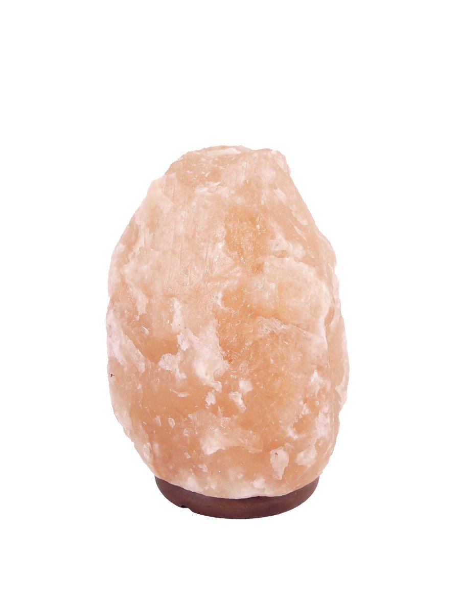 Salzlampe 8 bis 10kg - Himalayasalz / Salzstein (Halit) - ca. 32x17cm – Bild 2